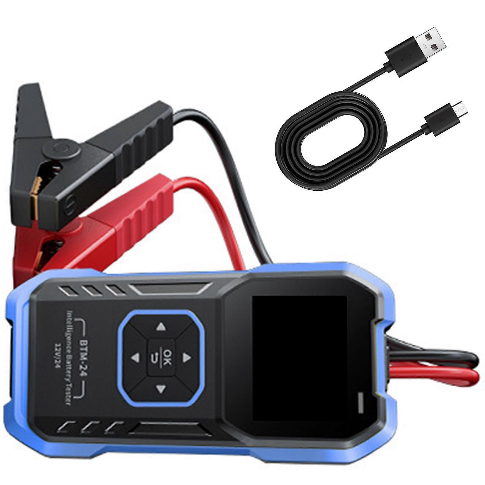 ABS Compact Battery Performances Tester Tool For Electric Vehicles Car Shockproof Design Real Time Load Capacity Testing Multicolor