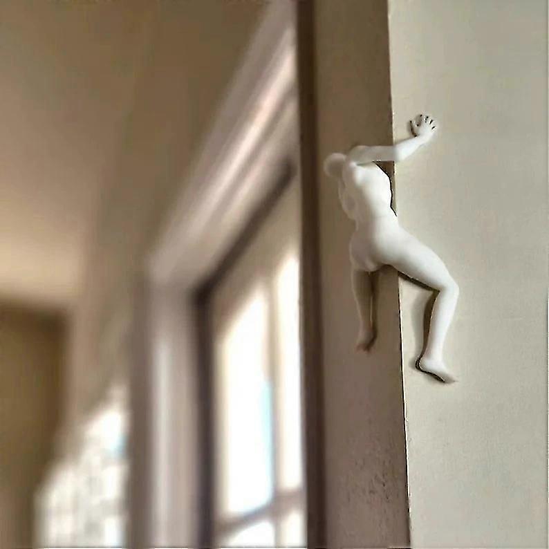 Unique Climber Sculpture Wall Decor