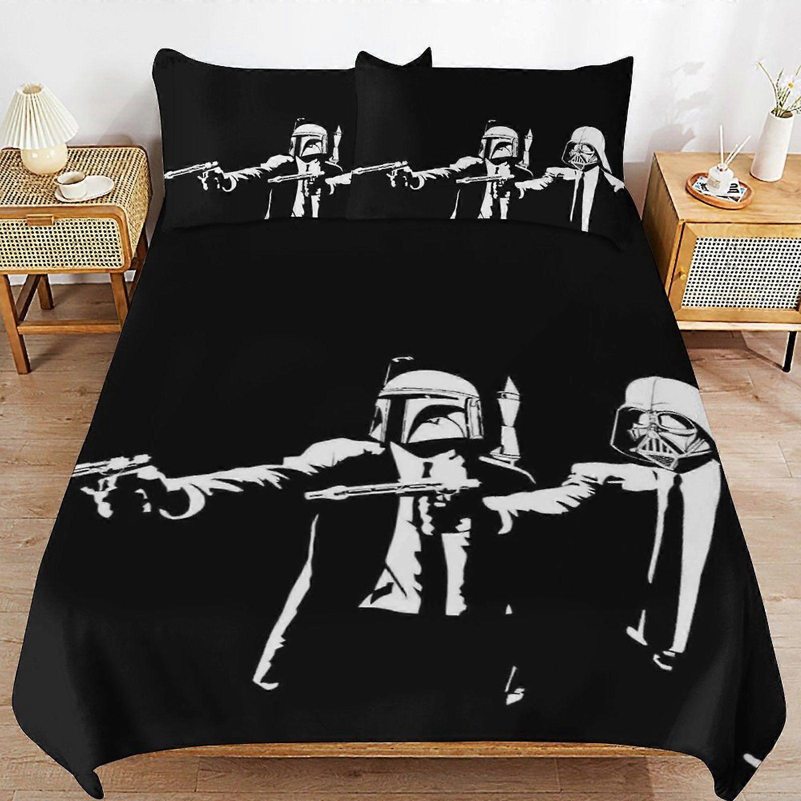t228 Star Wars Breathable Layer Comfortable Feel Soft Durable Fabric Bedding Duvet Cover Sets with Secure Closure u228