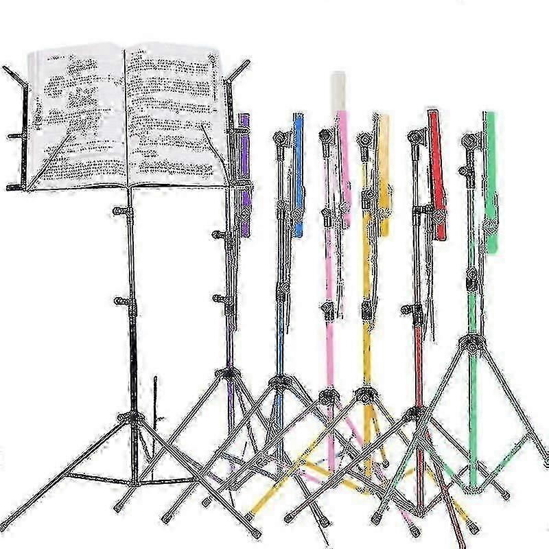 ヘビーデューティ折りたたみ式譜面台、オーケストラ指揮者用調節可能な三脚ベース、楽譜ホルダー付き