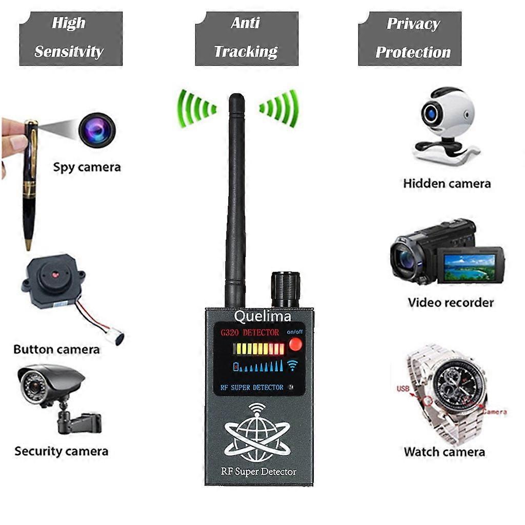 G320 Wireless RF Detector for Vehicle GPS Wireless Detector US, Smart Household Appliances