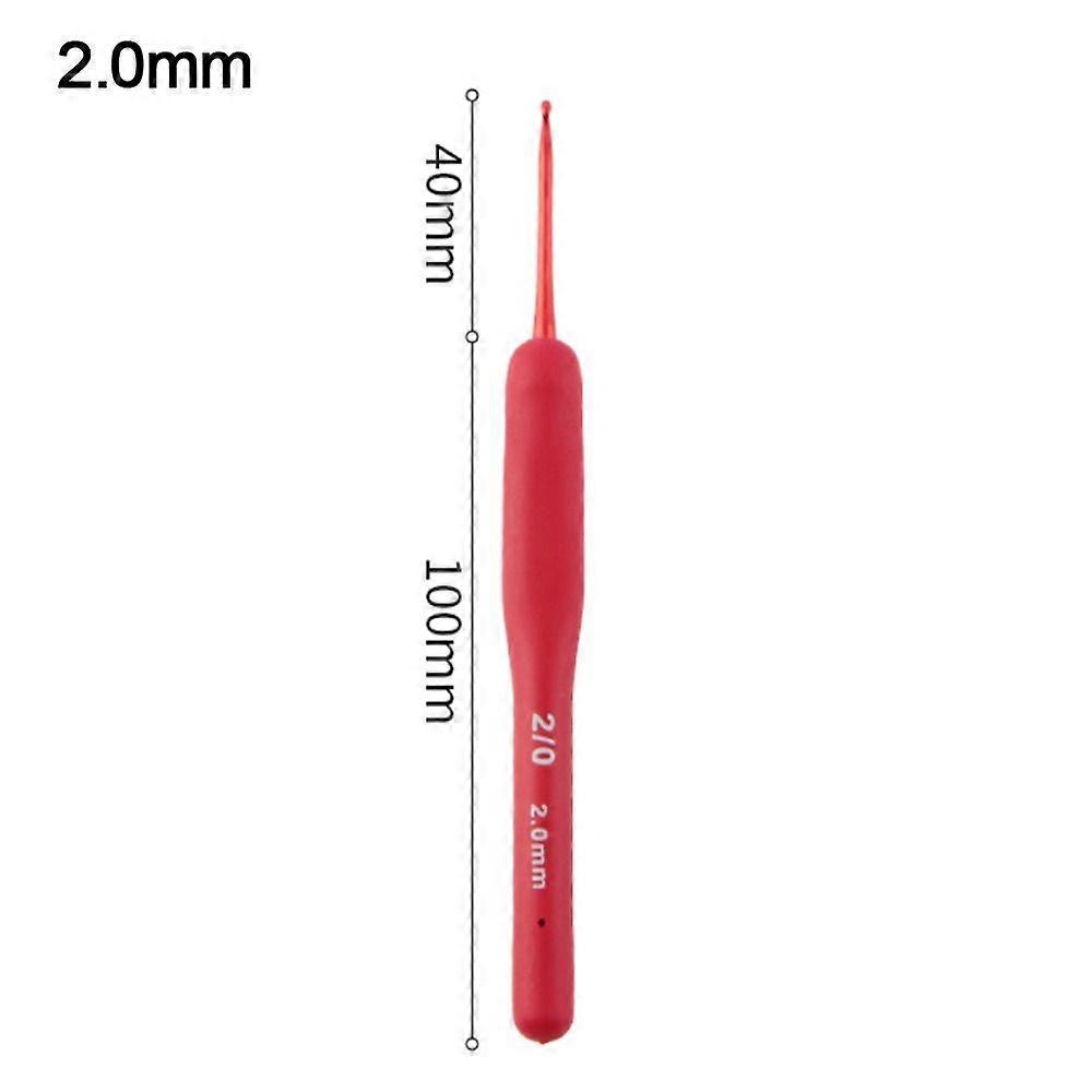 Red Crochet Hooks Soft Crocheting Hooks New Crochet Needles  Knitting