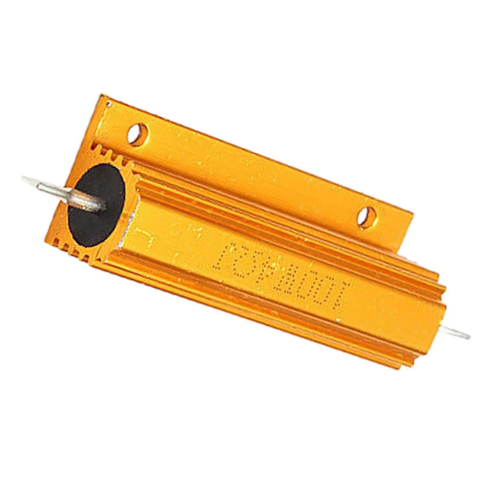 2x 金アルミクラッド電力抵抗器 抵抗値 100W、4オーム 4r