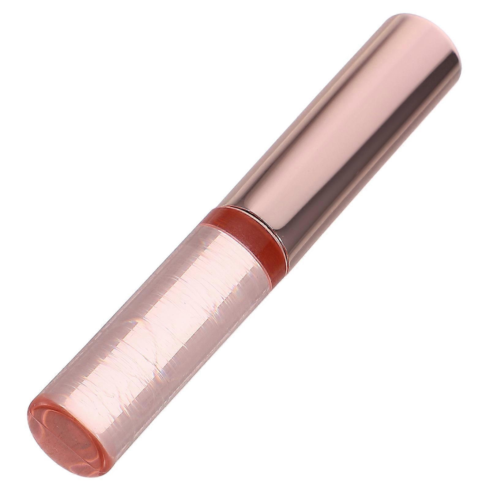 Compact Silicone Brush Powder Application Tool For Professional Use Translucent Design Nail Art Creation 1Pcs