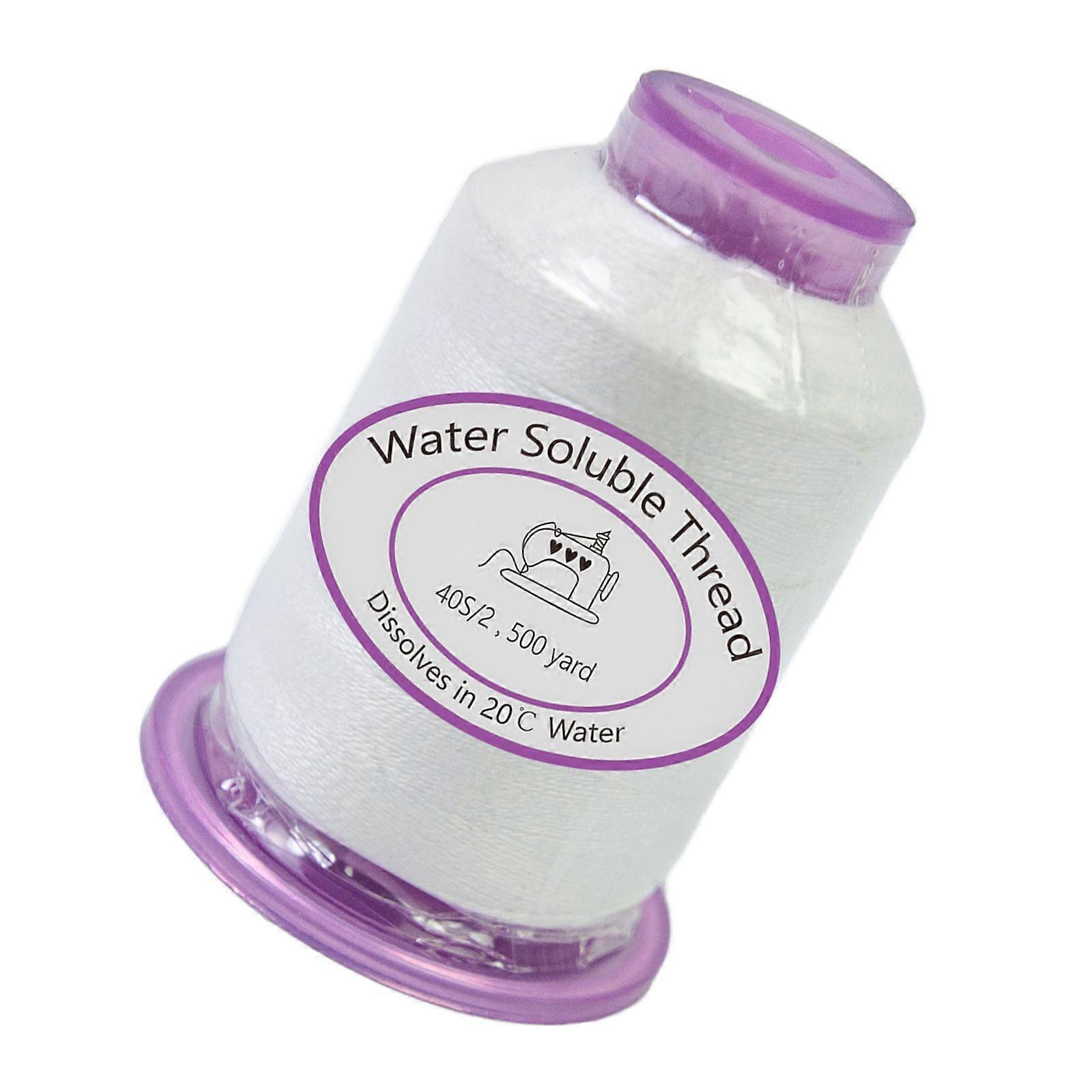Soluble Crafting Thread Professional Grade Vinylon Ingredient Instantaneous Water Dissolution For Temporary Junctures In Textile Art Projects