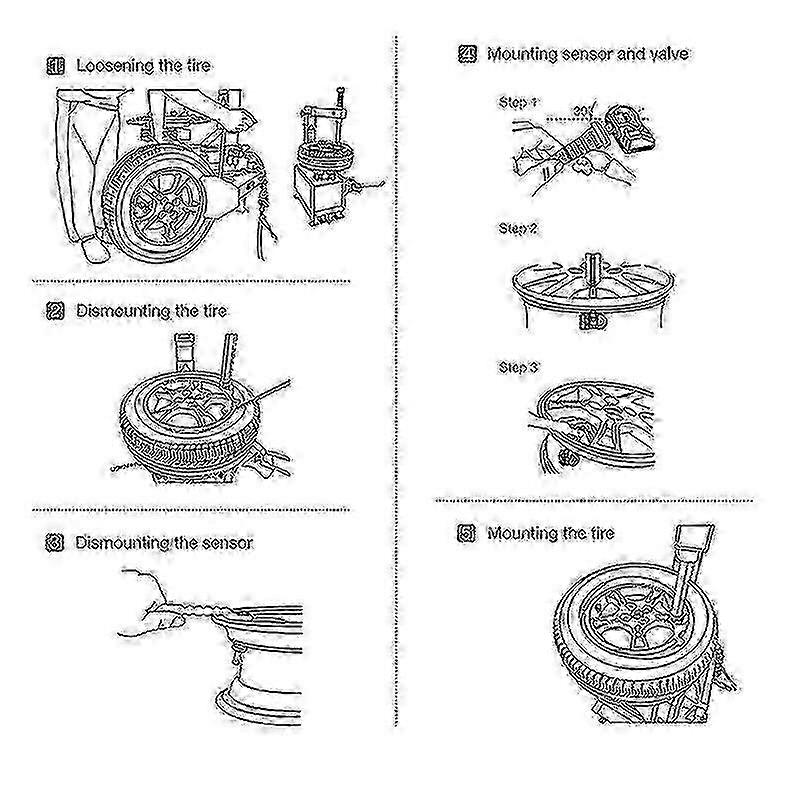 4 Pieces Tire Pressure Sensor Tpms 31341171 31341893 For C30 C70 S40 S60 S70 S80 V40 V50 V60 V70 Xc