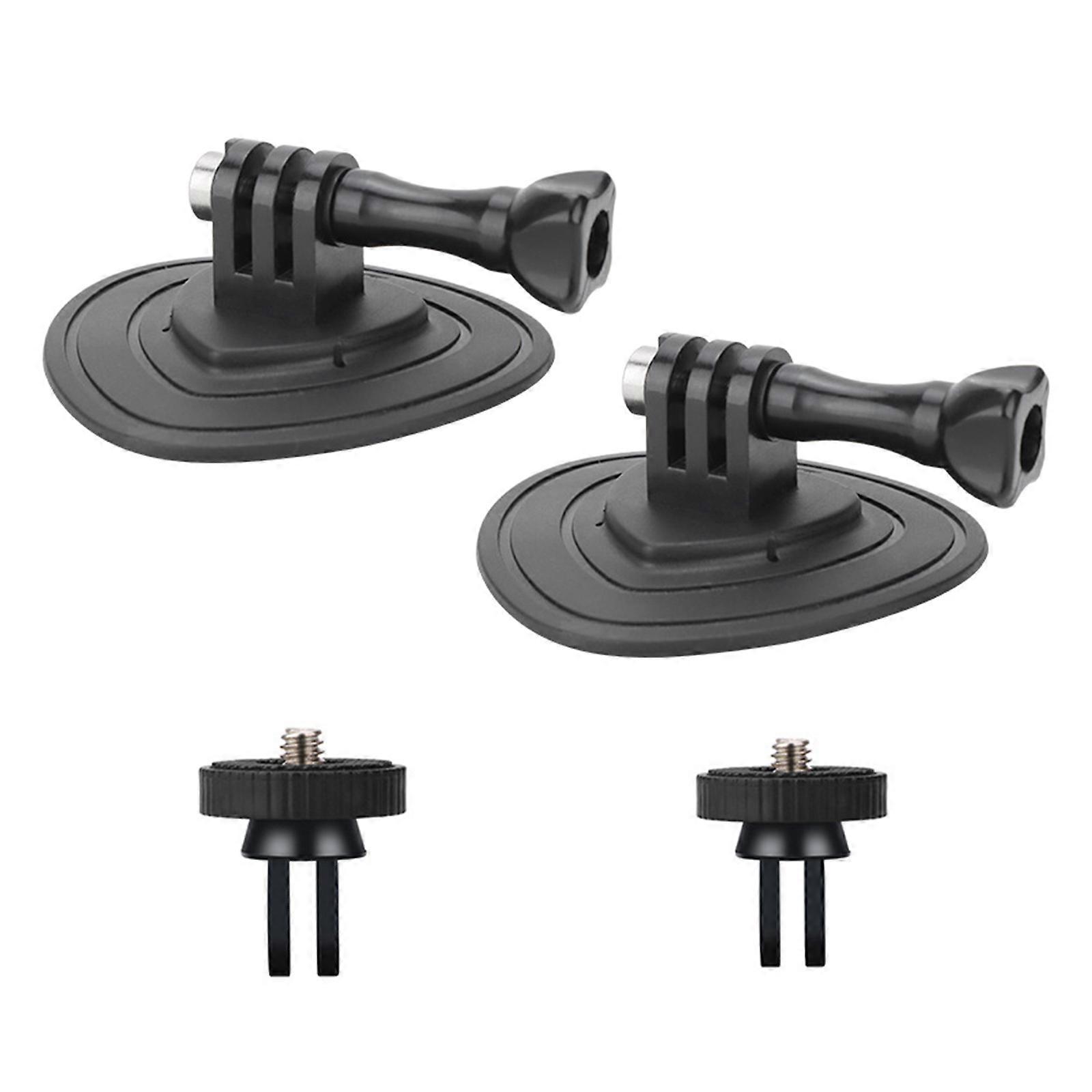 Stable Adhesive Mounting Base For Sports Cameras ABS Material Universal Compatibility Secure Hold Multicolor