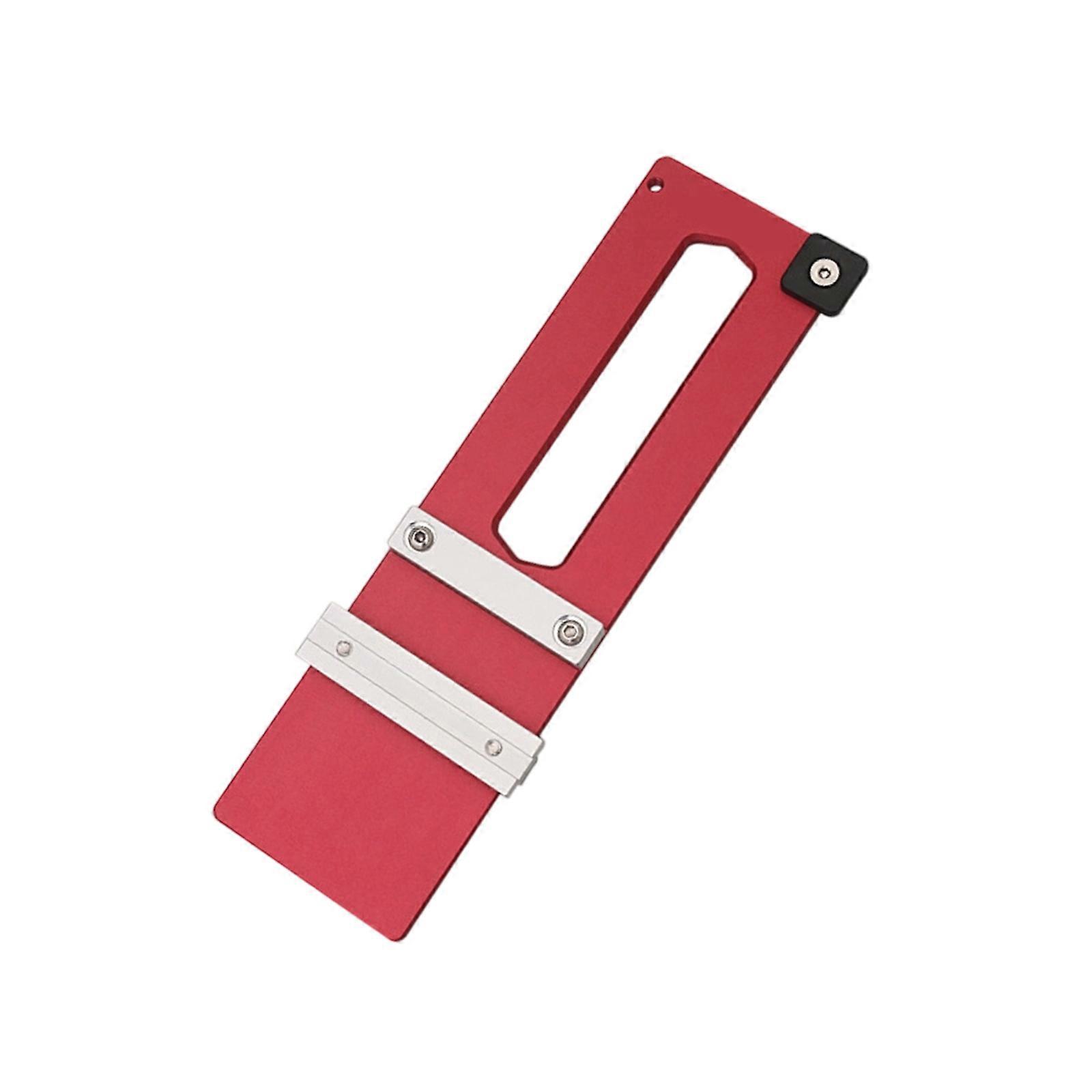 Accuracy Right Angle Cutting Attachment High Strength Aluminum For Woodworking Tool And DIY Projects  Red