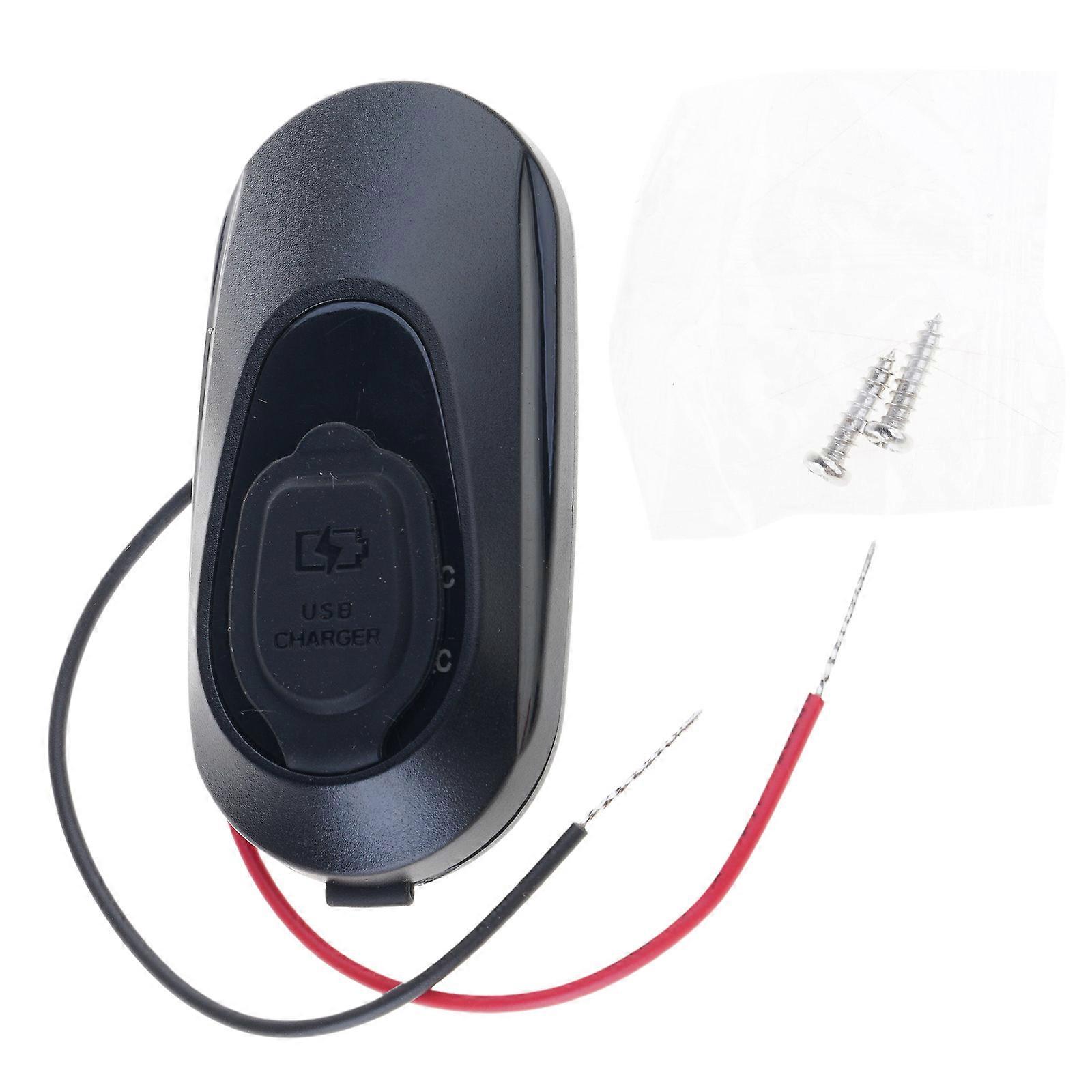 Universal Car Fast Charging Adapter Vehicle Type-C USB Outlet with Waterproof Caps 2/3 Port USB Type C Charging Socket Multicolor