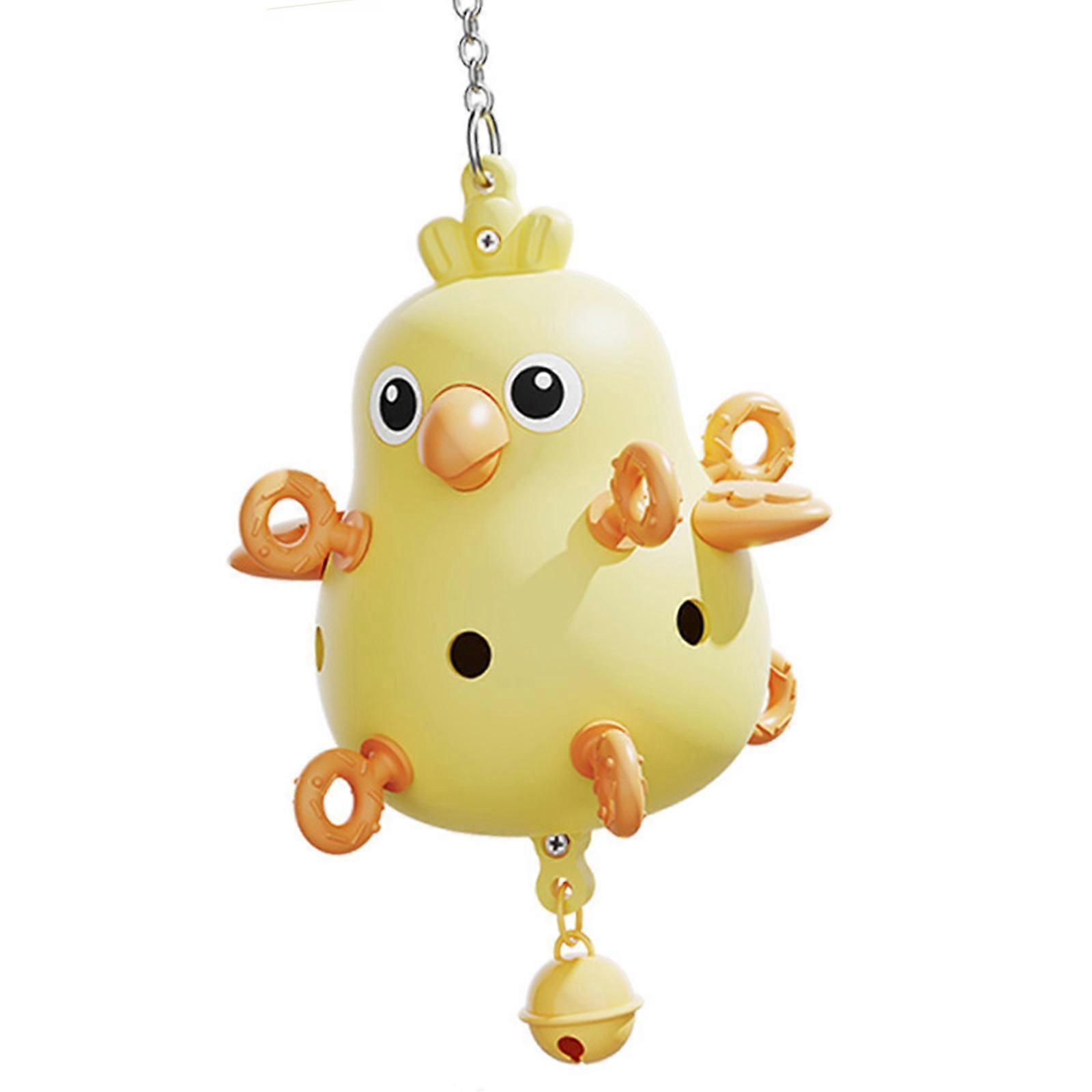 Plastic Parrots Toy Chewable Exercise Biting Behavior Cage Mountable Climbing Playing Toy Multicolor