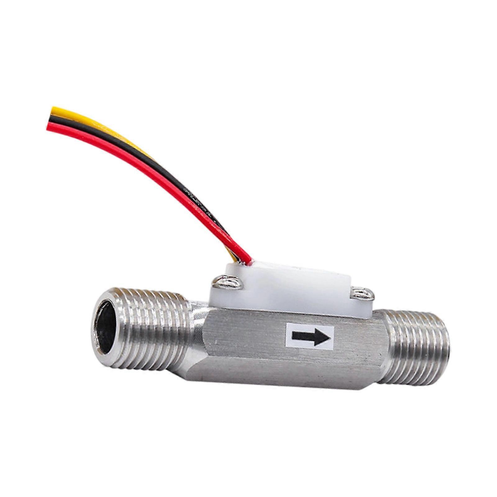 Intelligent Flow Rate Monitor Suitable for Car Wash Machines and Water Heaters Thermostatic Function Metal Construction Multicolor