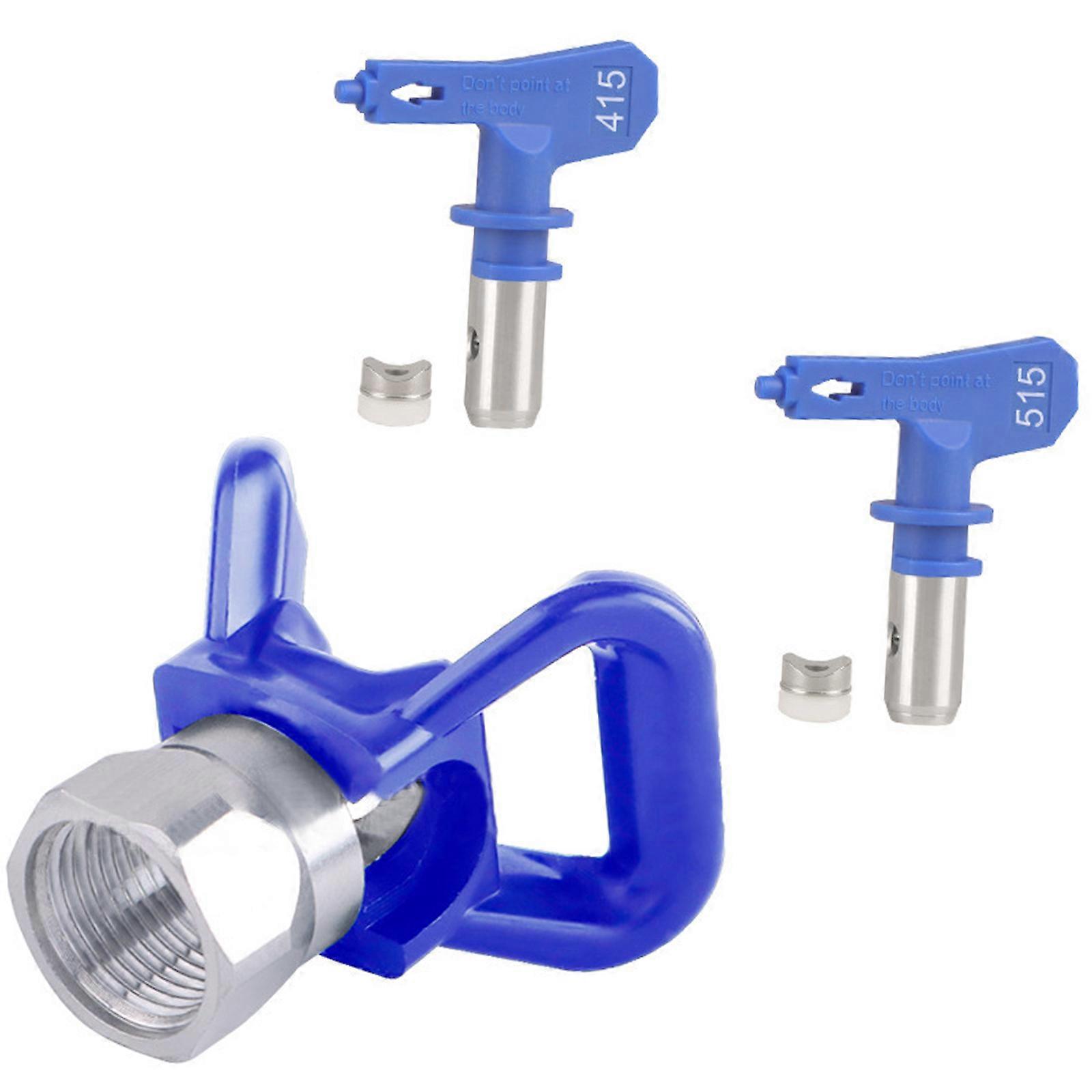 Airless Sprayed Tip Holder And Nozzle Base Heavy Duty Plastic Metal Build Fast Change Mechanism For Industrial Projects Multicolor