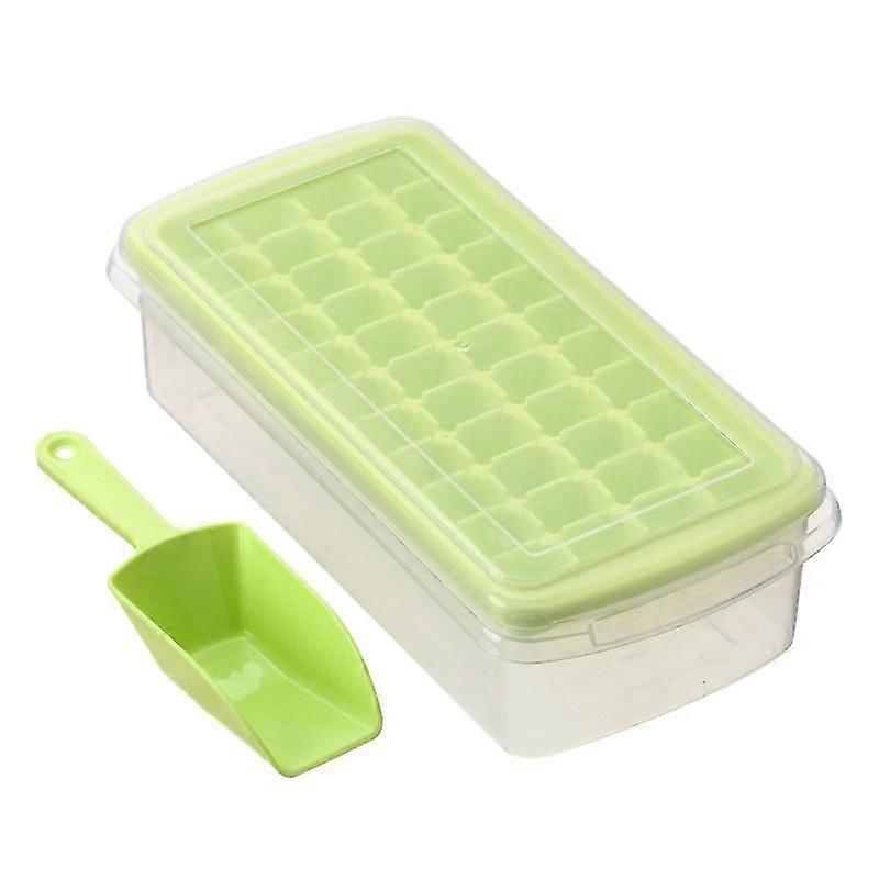 Ice Cube Molds With Ice Container, Scoop And Cover