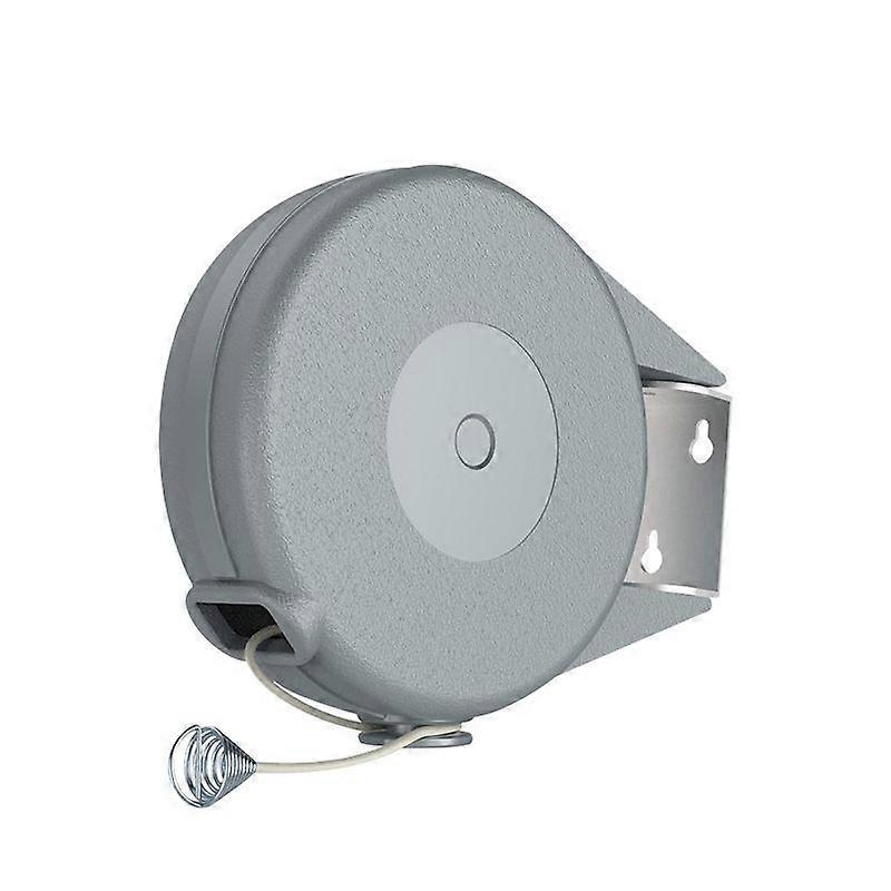 Retractable clothesline, grey, 15m, packaging may vary