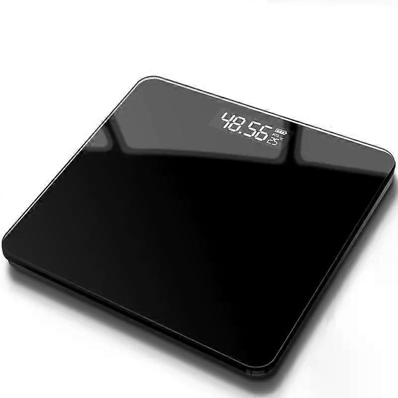 High-precision Electronic Scale for Body Weight - Digital Bathroom Health Monitor with Smart BMI Measurement for Home Use