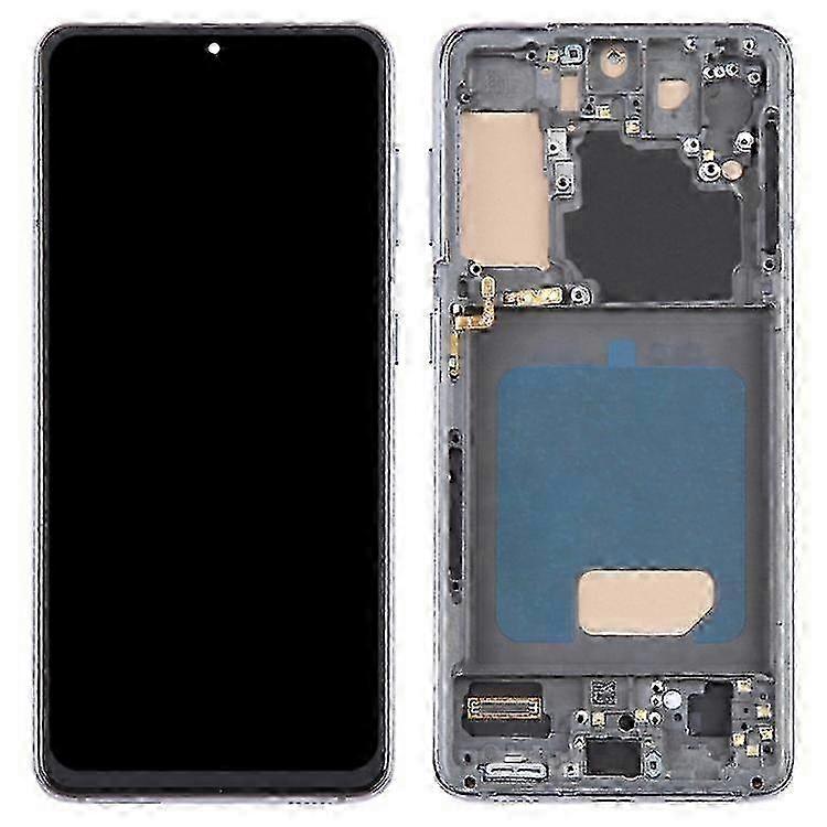 Compatible For Samsung Galaxy S21 5G G991 Grade C LCD Screen and Digitizer Assembly + Frame Part (TFT) (Without Logo)