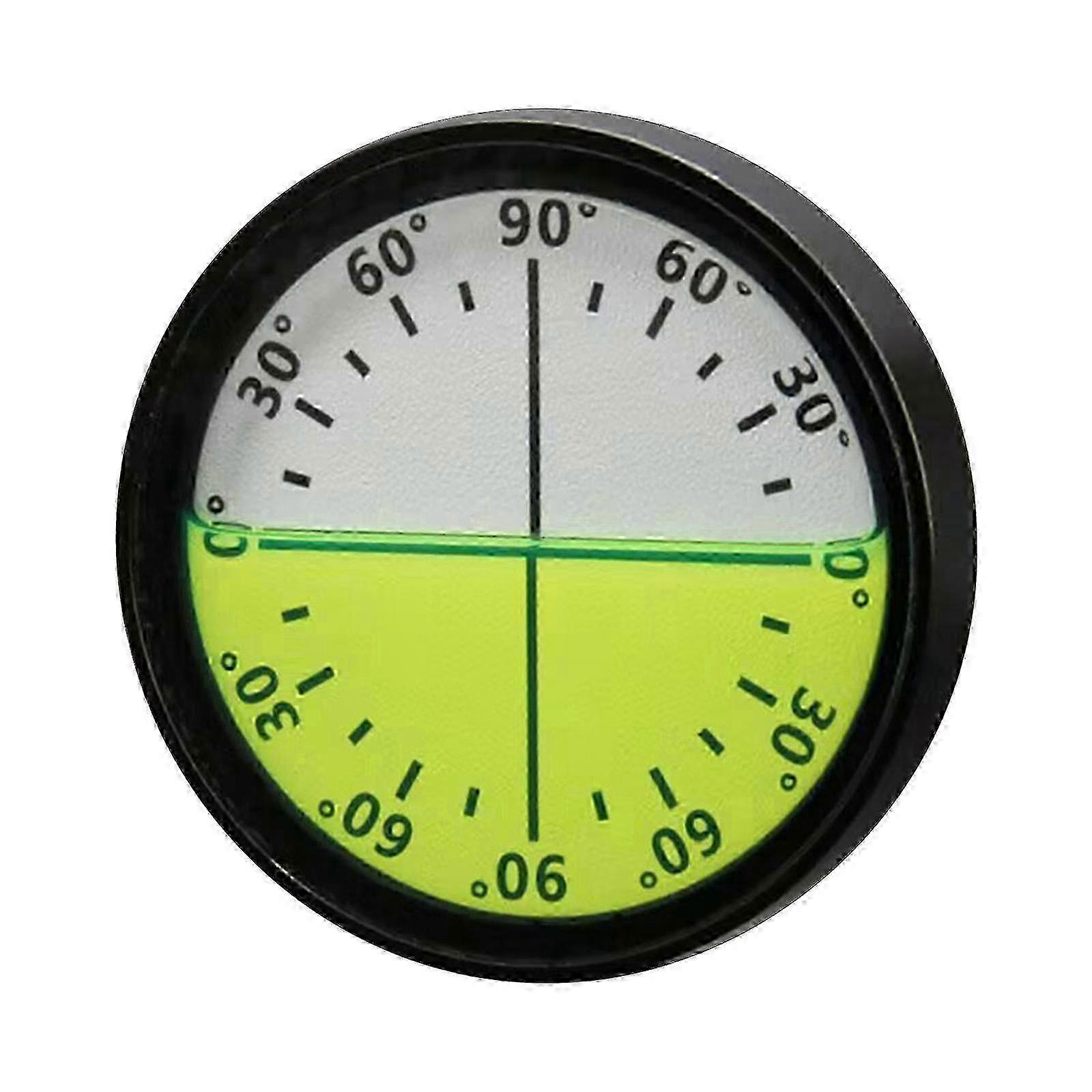 Measuring Ruler Magnetic Horizontal Bubble Leveling Round Bubble Leveling Tool Pocket Equipment Gradienter