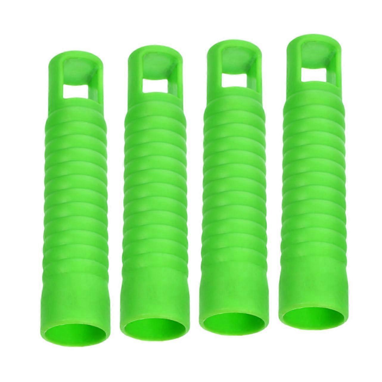 4pcs Mop Handle End Caps with Antislip Broom Stick Sockets for Dustpan Pole