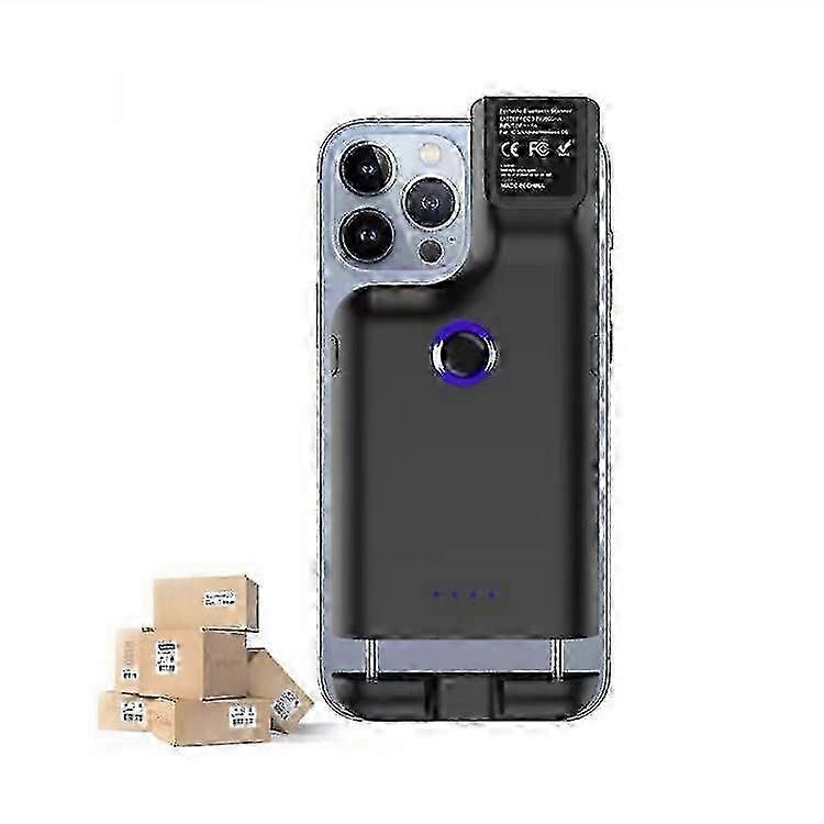 HC101D 2D Bluetooth Barcode Scanner Wireless Back Clip Phone Barcode Reader