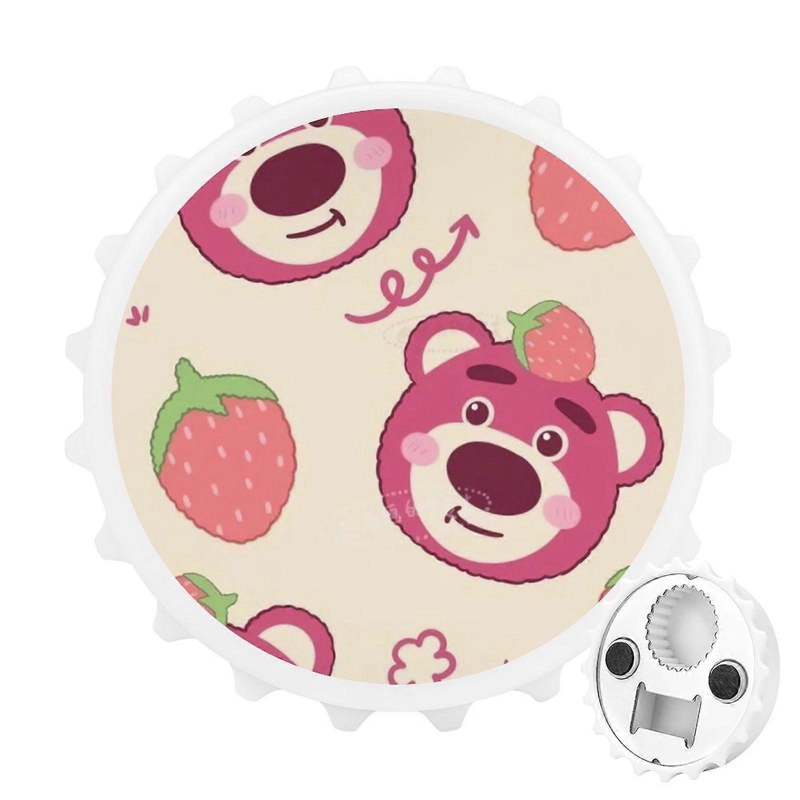 Lotso Bottle Opener Magnetic with Fridge Magnets Sticker Unique Gift Idea for Camper Lovers Cool Gadgets Outdoor Picnic Home Using