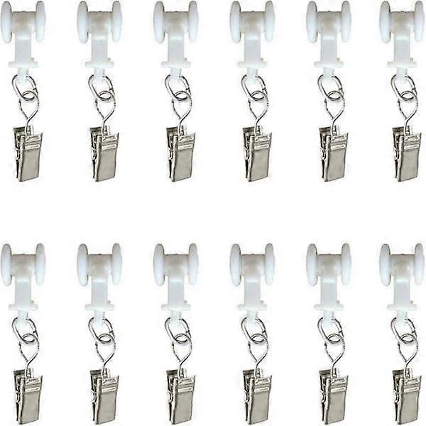 Clamping rollers U-rails (60 pcs) for U-rails curtain hooks