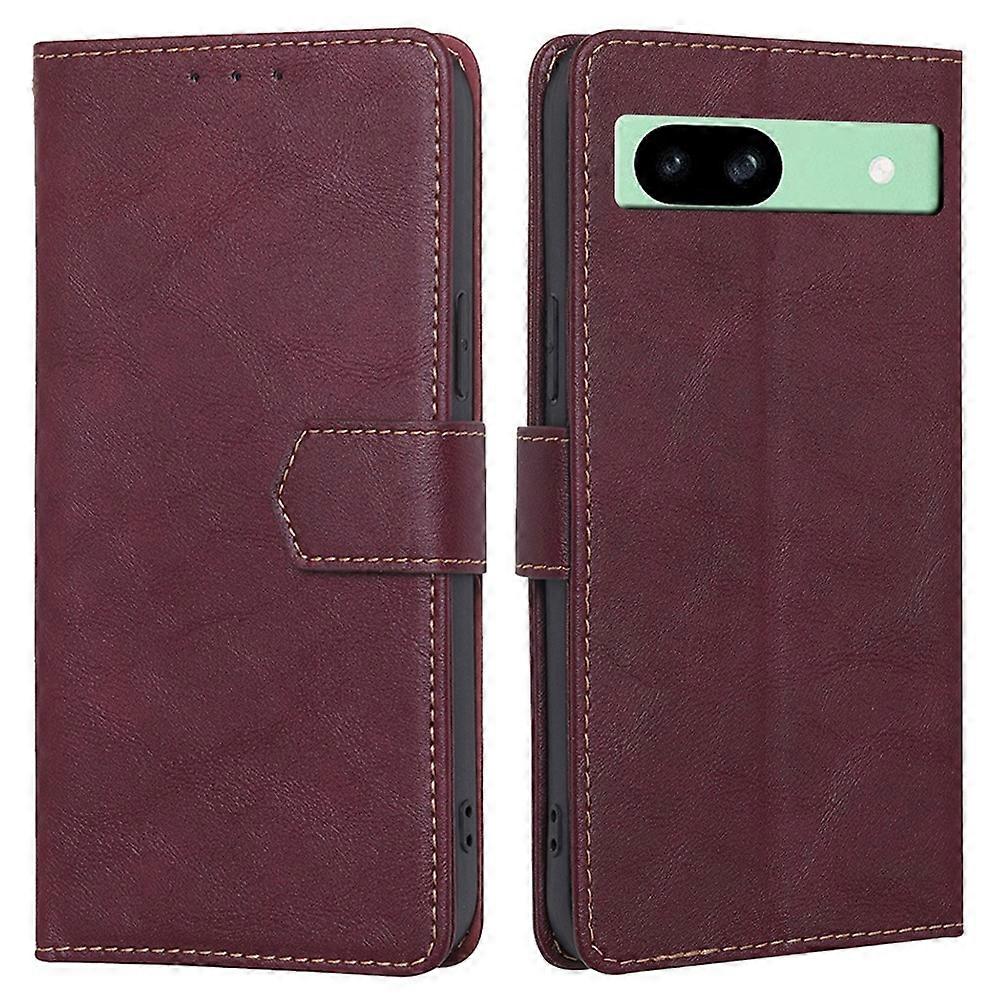 For Google Pixel 8a Case Magnetic Clasp RFID Blocking Wallet Leather Phone Cover