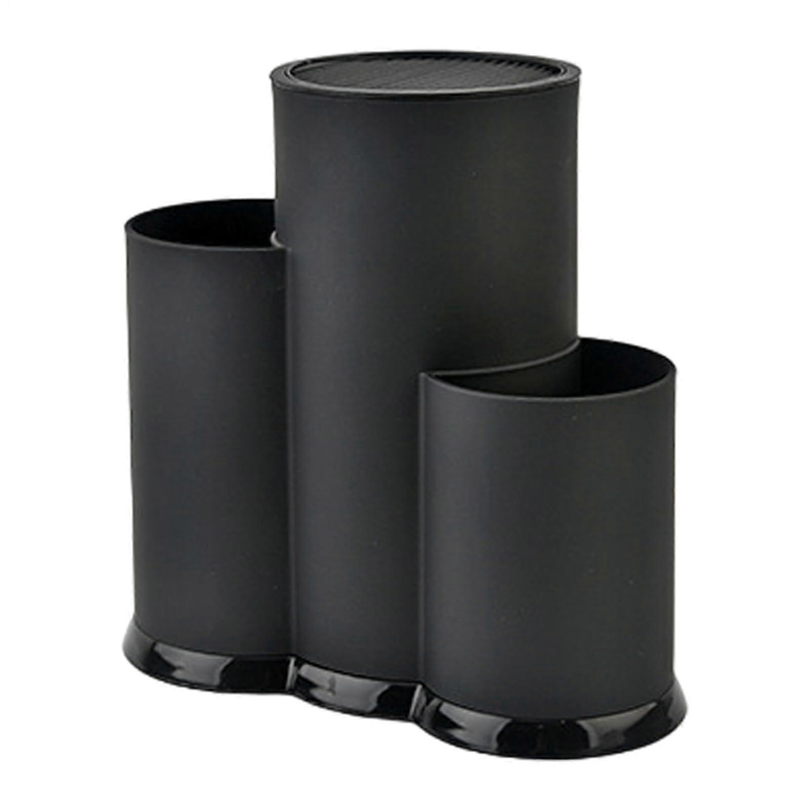 Silverware Holder with Safe Knife Storage, Fast Drying Utensil Organizer for Kitchen Countertop