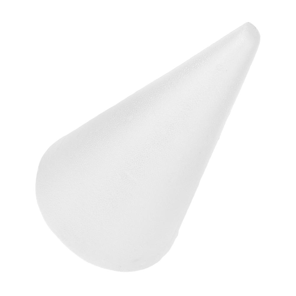 Foam Cone Christmas Craft for Decoration White Polystyrene Cone