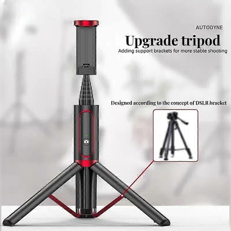60" Selfie Stick Tripod with Wireless Remote, Portable Stand for 4-7" Phones, compatible with iPhone and Android, Black
