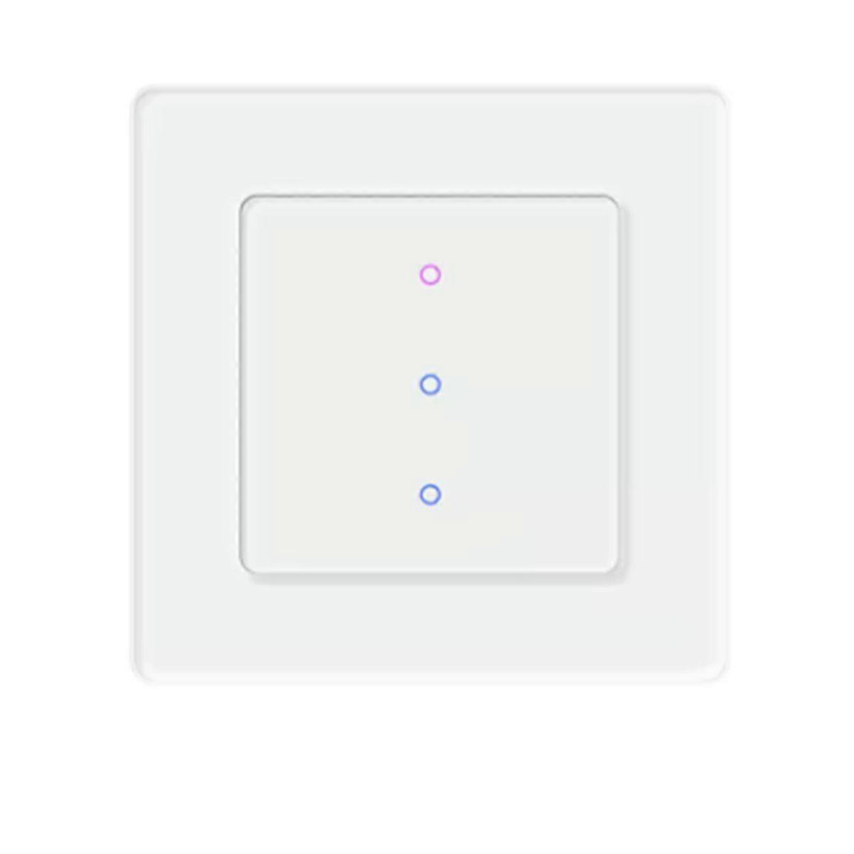 Tuya WiFi Smart Light Switch App Remote Control with for Home Route 3 Gang