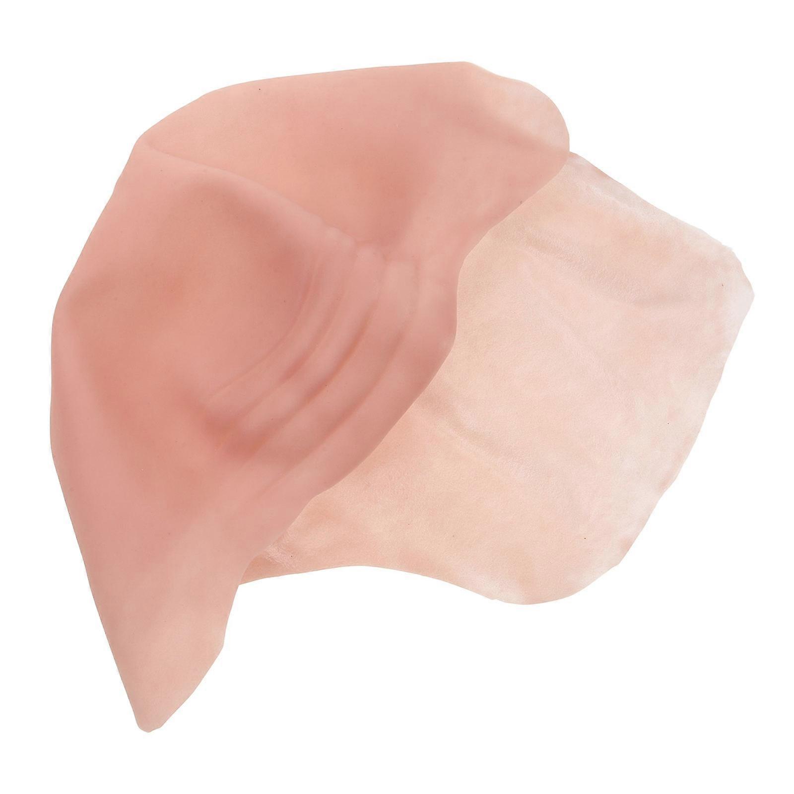 Bald Cap For Cosplay Coverage Suitable For Kids And Adults One Size Fits Most Beige Round Costume Prop 1Pack