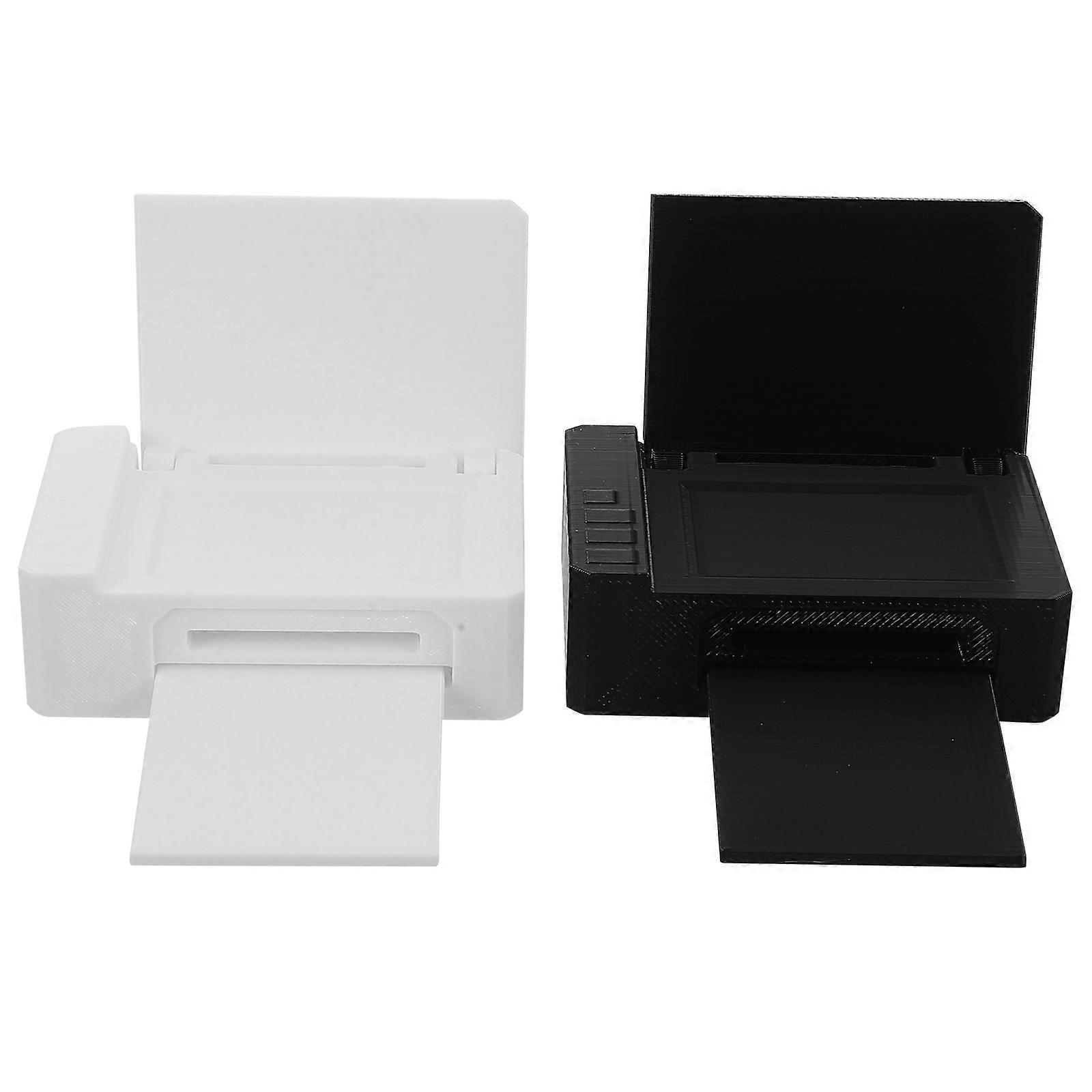 Dollhouse Printer Mini Printer for Tiny Workspace Decor 8Pcs Plastic Model