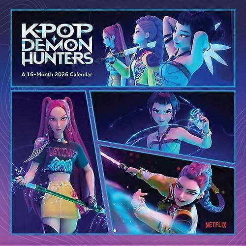 K-Pop Demon Hunters 2026 Square Wall Calendar