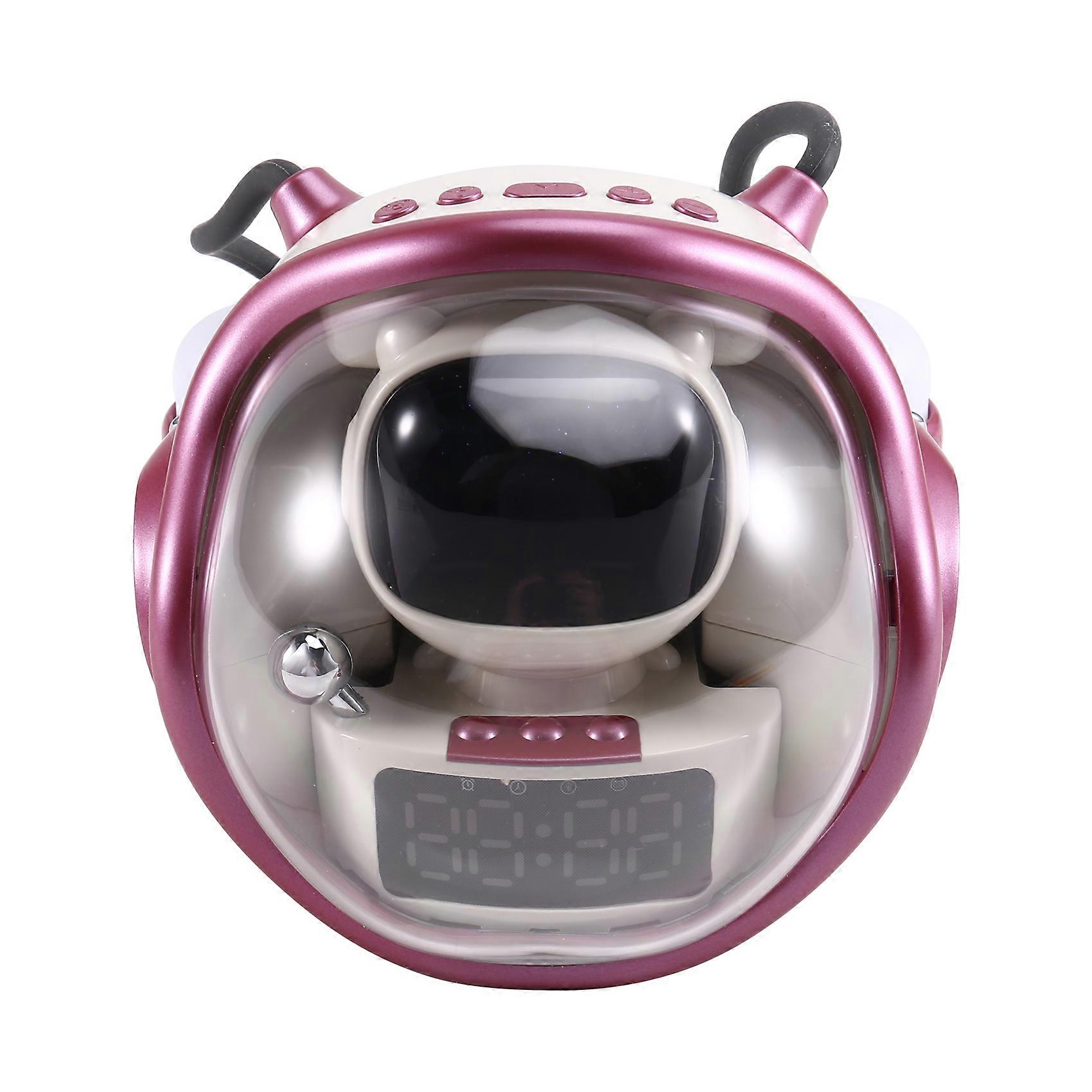 Astronaut Spaceship Wireless Bluetooth Speaker AI Interactive with RGB Light Alarm Clock Night Good Looks Gifts