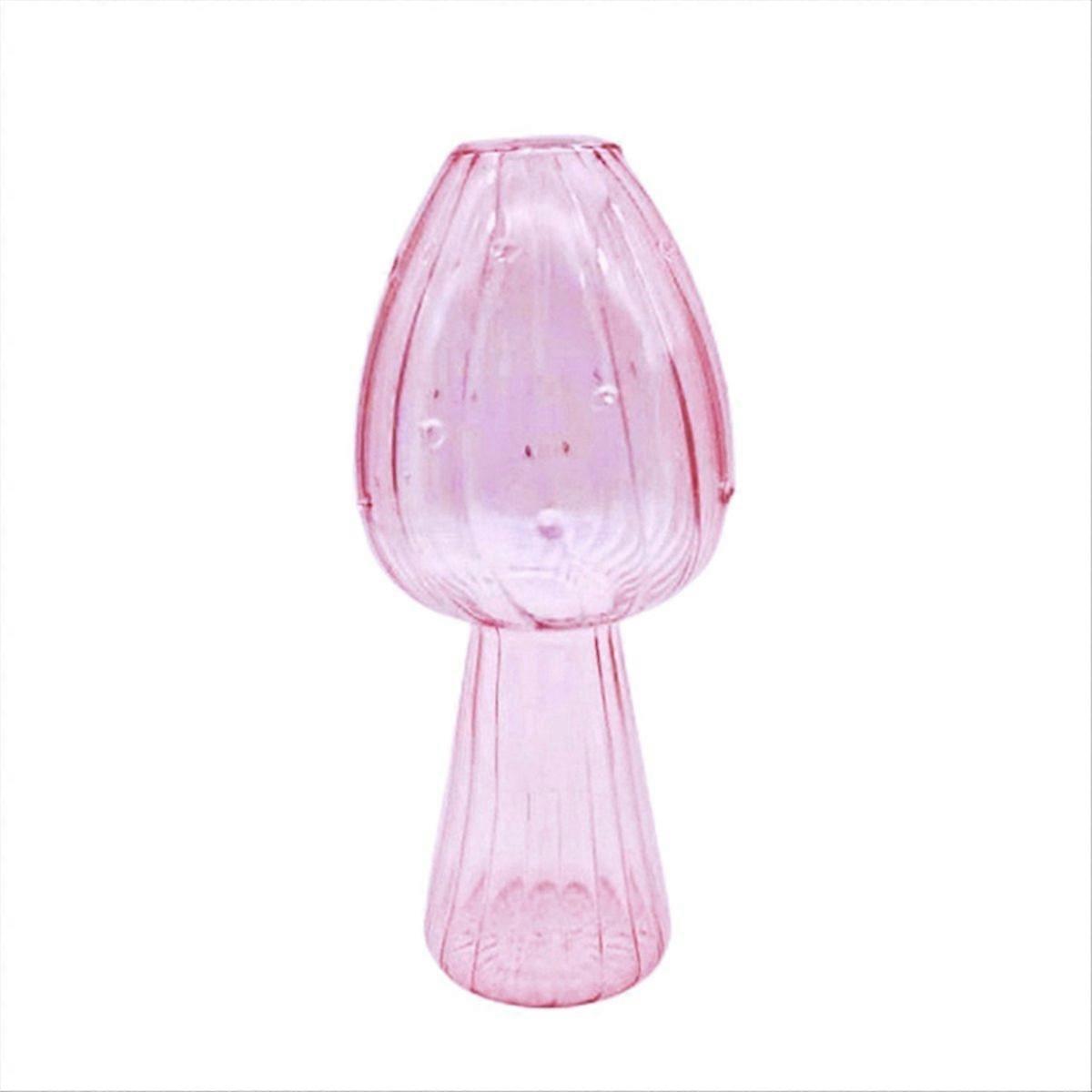 Sopp Glass Vase Plante Hydroponisk Vase Aromaterapi Flaske, E