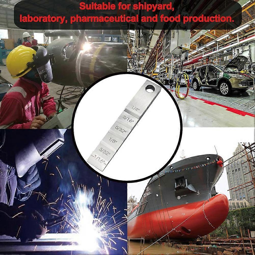 Pipefitter Tools,2130 Small Pipe Spacer Wedge Stepped Guage (3/4 X 4inch),Pipe Fitting Tool for Pipe Spacing Welding