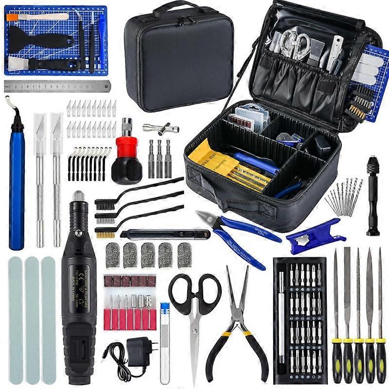 124pcs 3D printing accessories and tools with tool bag, basic 3D printer modeling tools