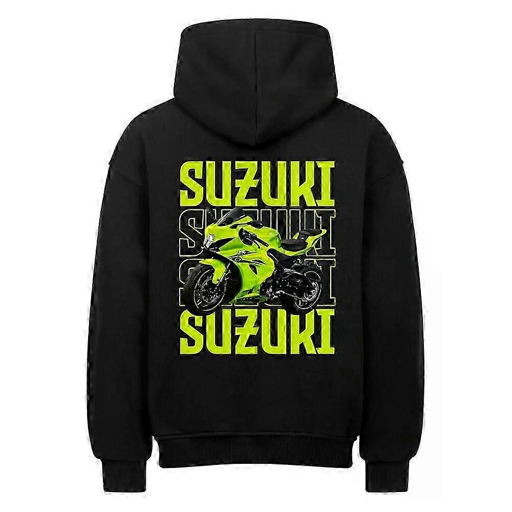 GSX-R Schwarzer Hoodie-Pullover