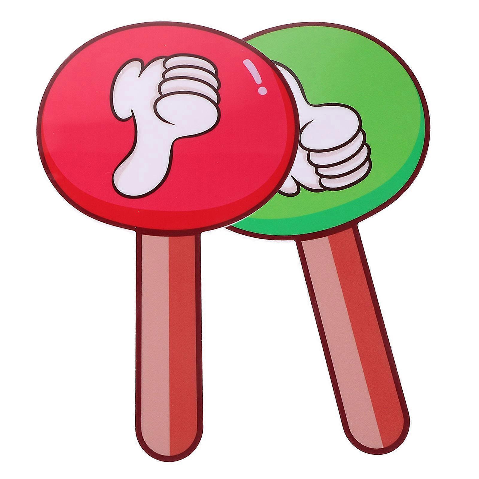 Reusable Voting Paddle Judging Board for Classroom 2Pcs Portable Paddle