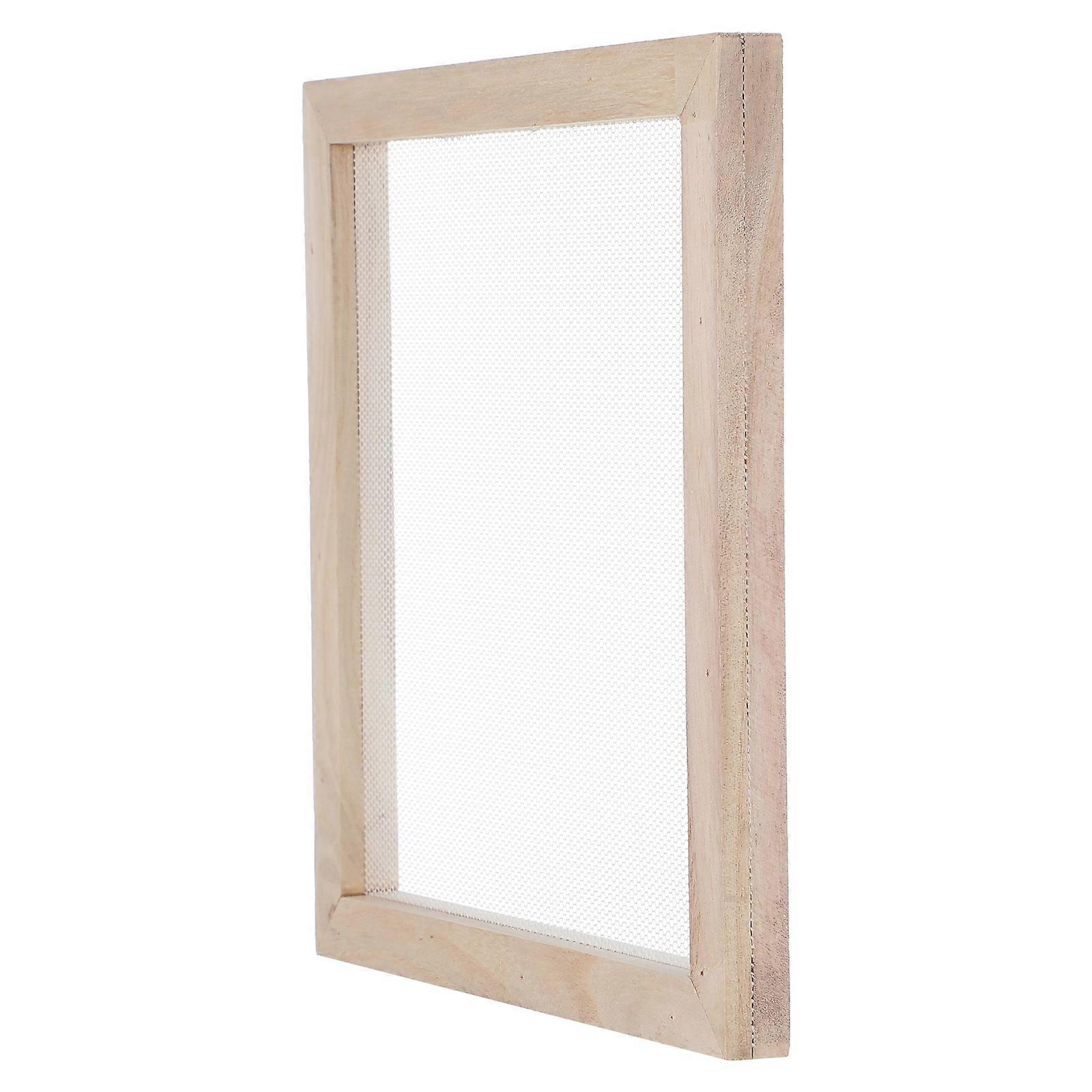 Wooden Paper Making Frame Creative DIY Tool for Educational Use 1 Piece