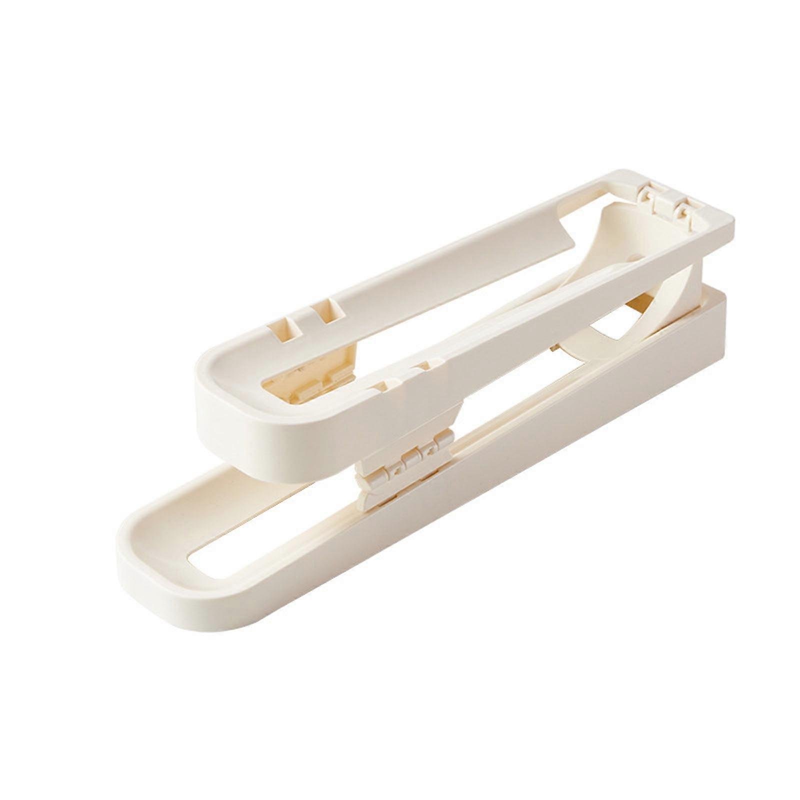 Cailmei Transparent Slide Storage Box 4-Layer Ladder Style Box Storage Refrigerator Side Door Large Capacity Automatic Roller A Free Size