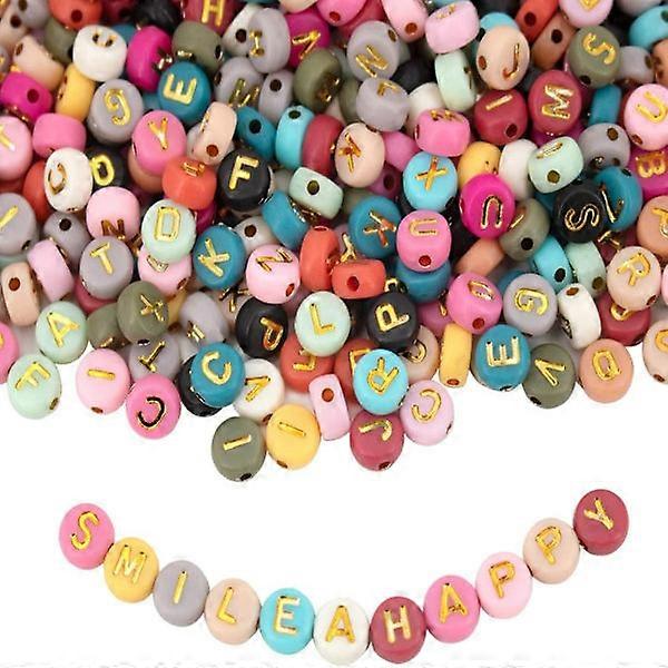 1000 pcs Alphabet Beads Letter Spacers [kk]