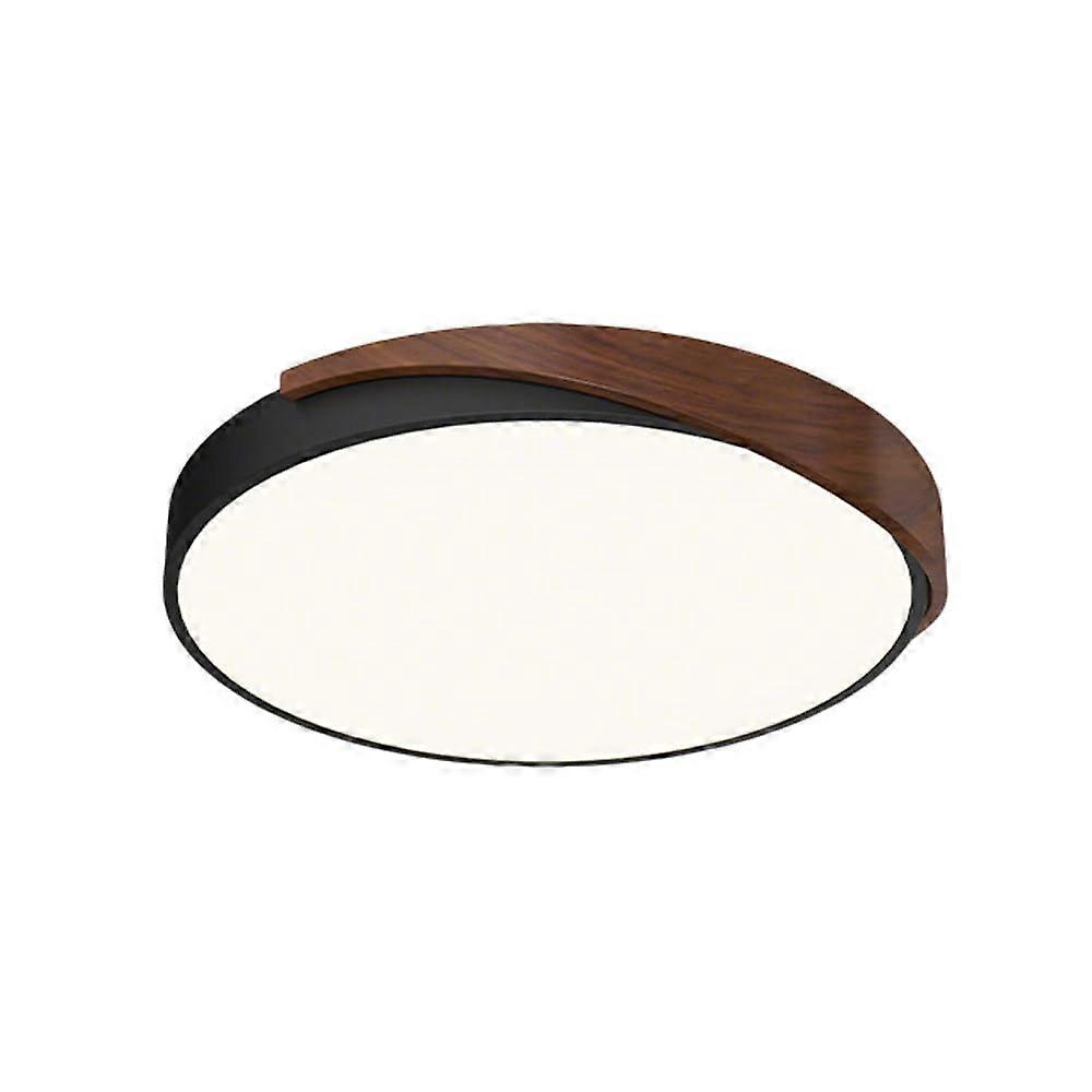 Round Flush Mount Ceiling Light with Dimmable Remote Control and 3000K-6000K Colour Temperature
