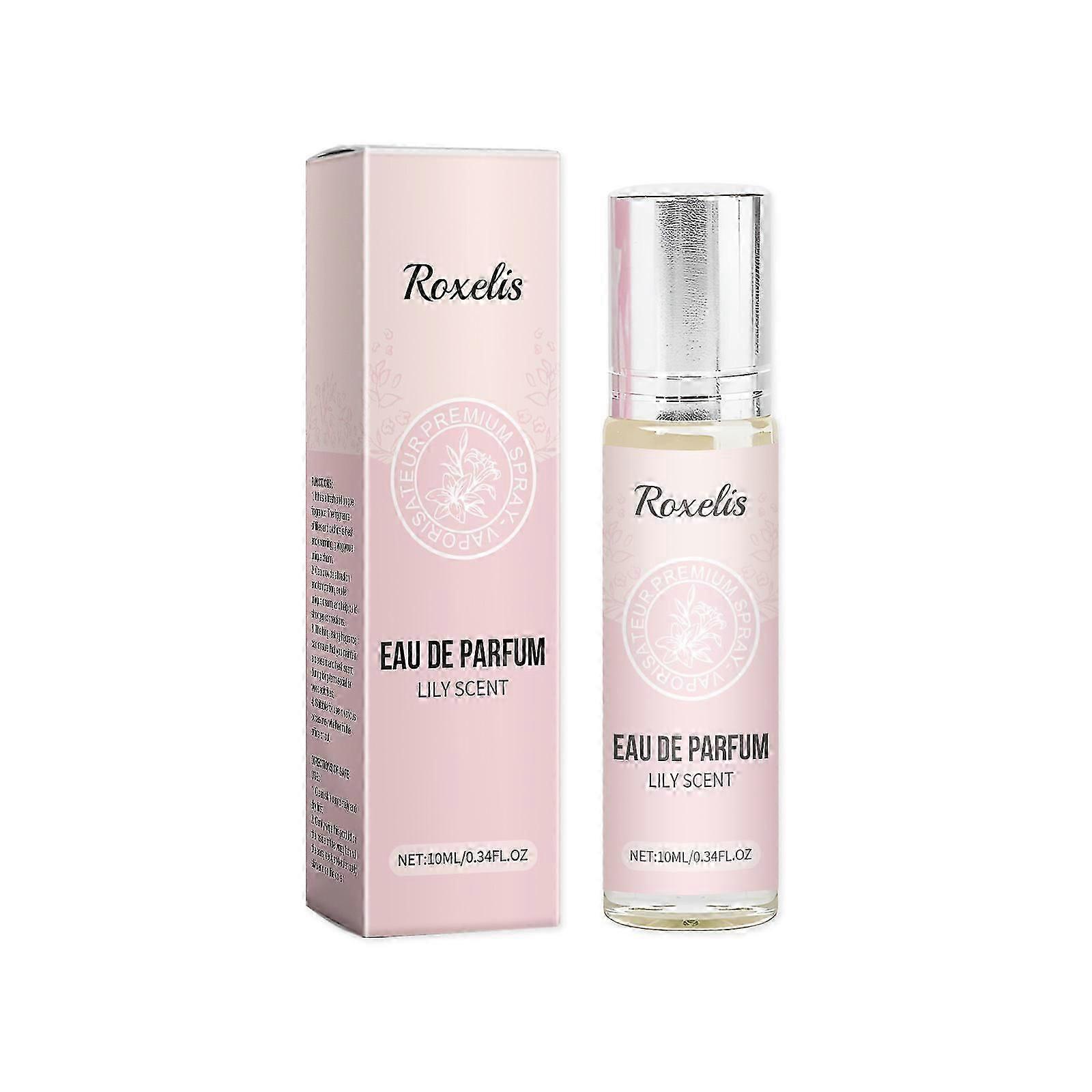 Portable Rolling Perfume with Long-Lasting Floral Scent, Lily, Orchid & Vanilla Extracts