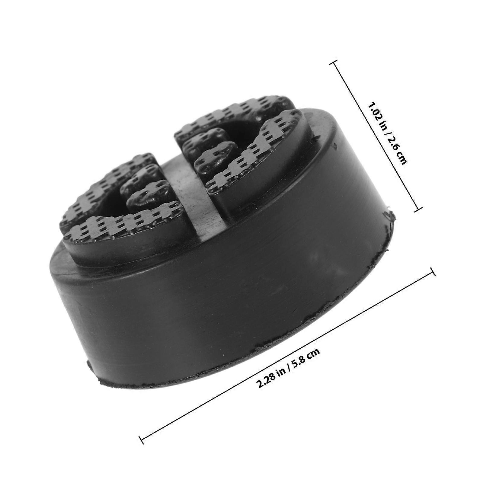 Black Rubber Pad for Hydraulic Jack Providing Secure Lift