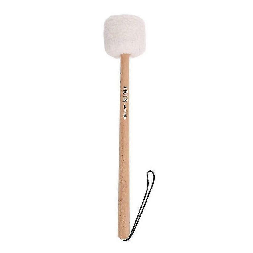Drum Mallet Wool Fleece Beech Wood Handle Large Drum Stick