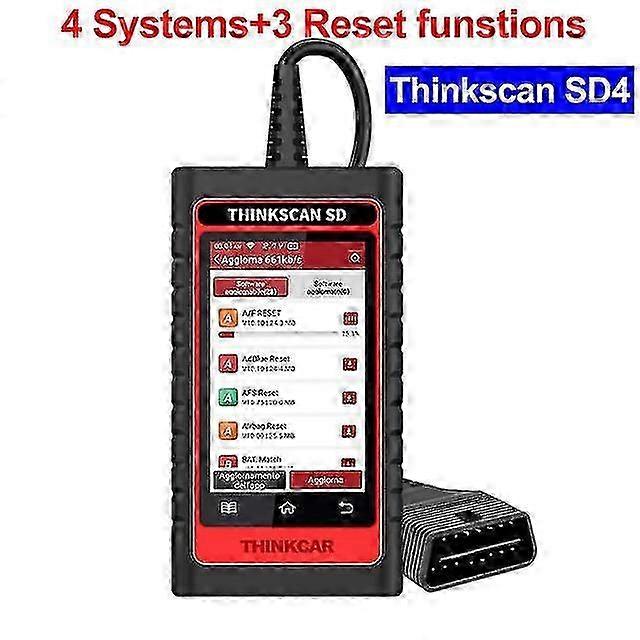 Thinkscan Sd6 Abs Srs A/f Ecm Tcm Bcm Ic Obd2 Scanner With 5 Reset Function Scan Tool Lifetime Free Update Auto Diagnostic Tool