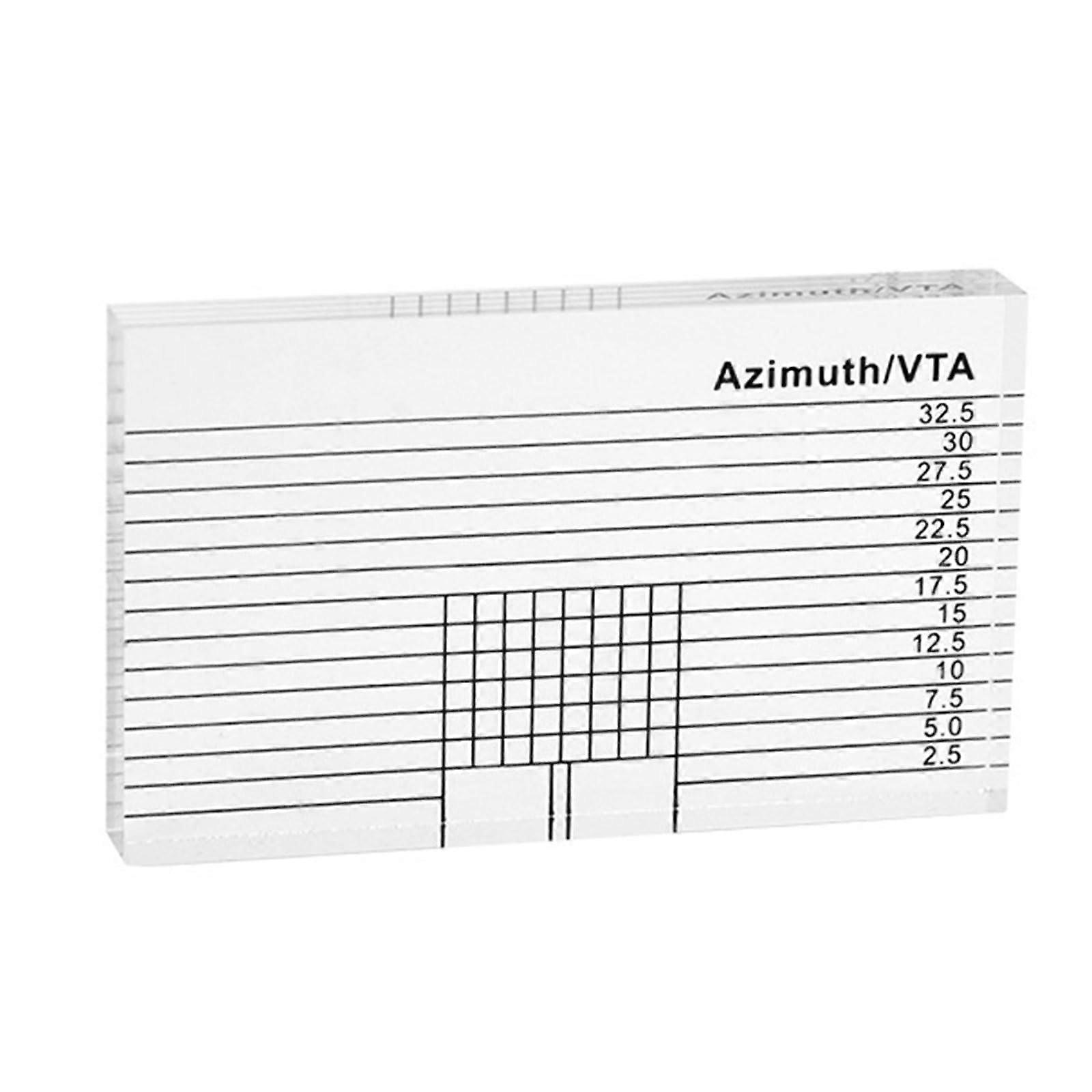 Alignment Guide  Turntable Cartridge Alignment Tool, VTA and Azimuthal Ruler For Phono Cartridges