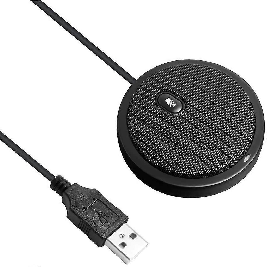 USB Microphone OmniDirectional Condenser For Computer And Laptop 360Degree DirectPickup PlugandPlay USB