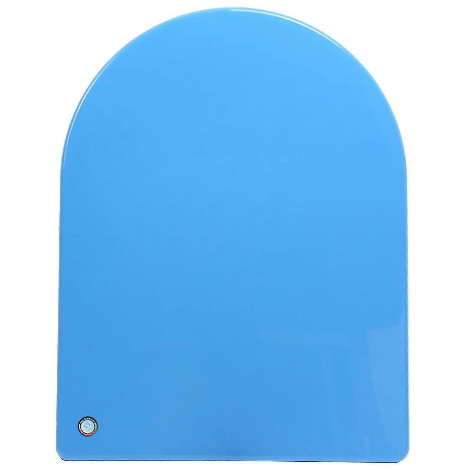 Soft Close Quick Release Toilet Seat, Ergonomic Blue UShape, Silent Hinges, Easy Clean Fit